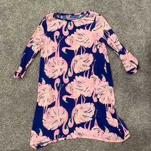 Lilly Pulitzer girls XL flamingo dress